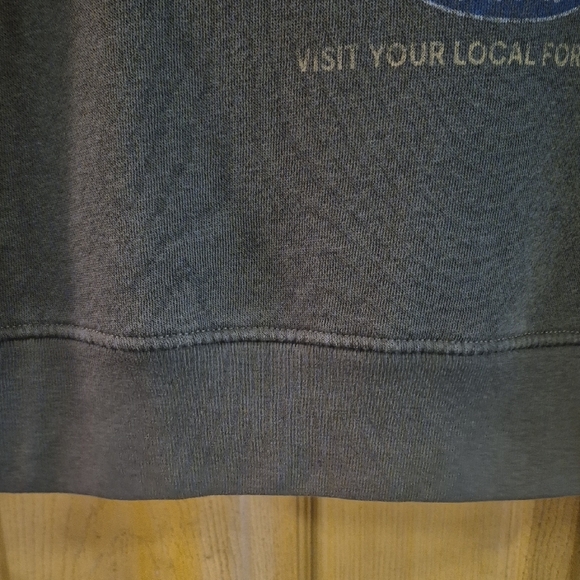 Ford Men's Muted Green Crewneck Sweatshirt Long Sleeve 90s Comfy Unisex Warm - Picture 6 of 9